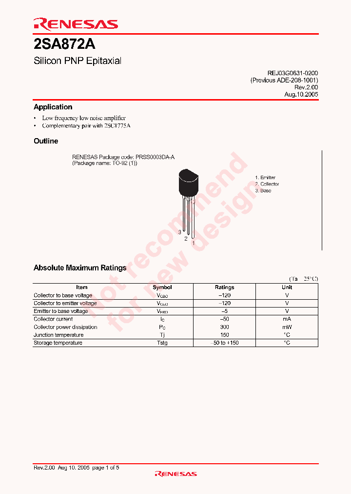 2SA872A_4267678.PDF Datasheet