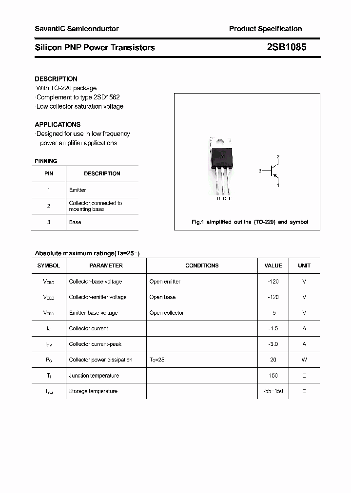 2SB1085_4419014.PDF Datasheet