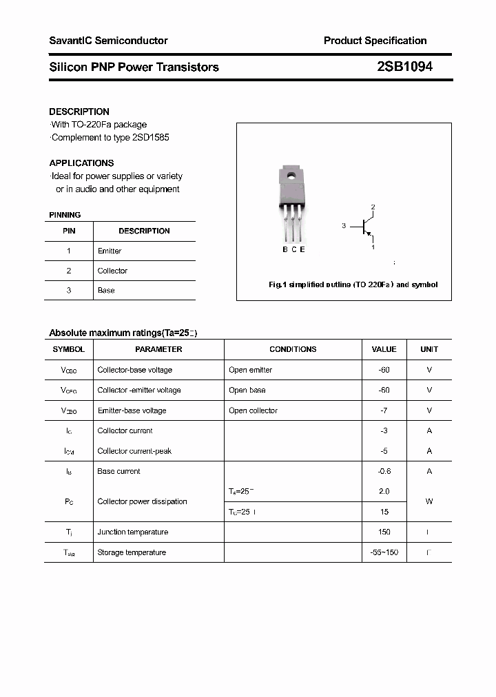 2SB1094_4382395.PDF Datasheet