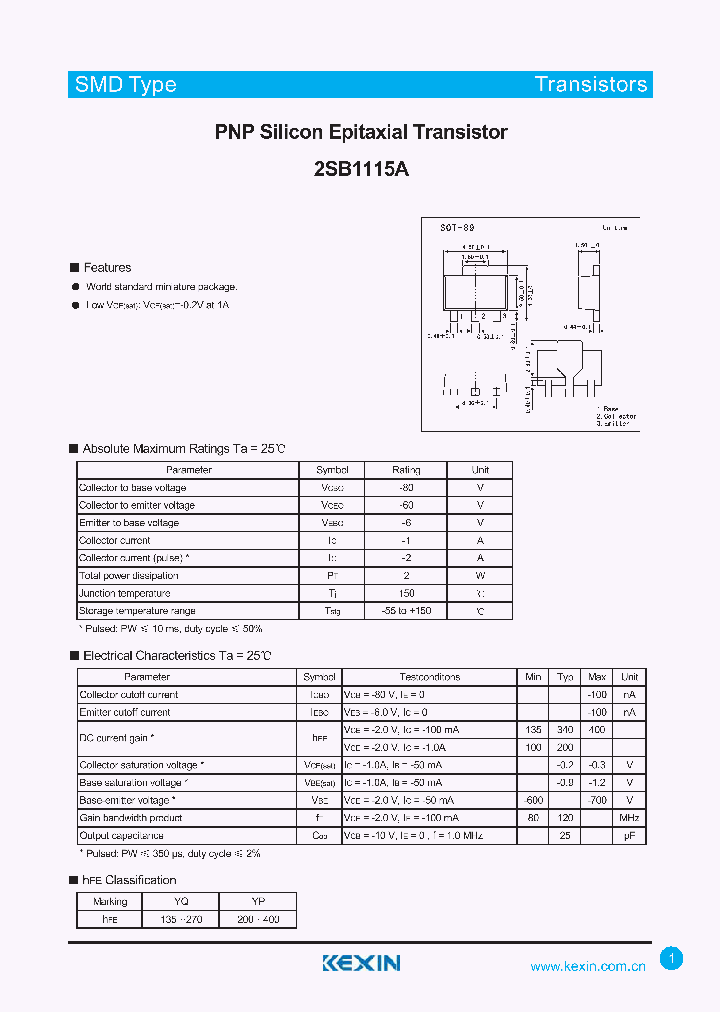 2SB1115A_4280397.PDF Datasheet