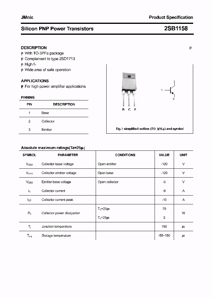 2SB1158_4728196.PDF Datasheet