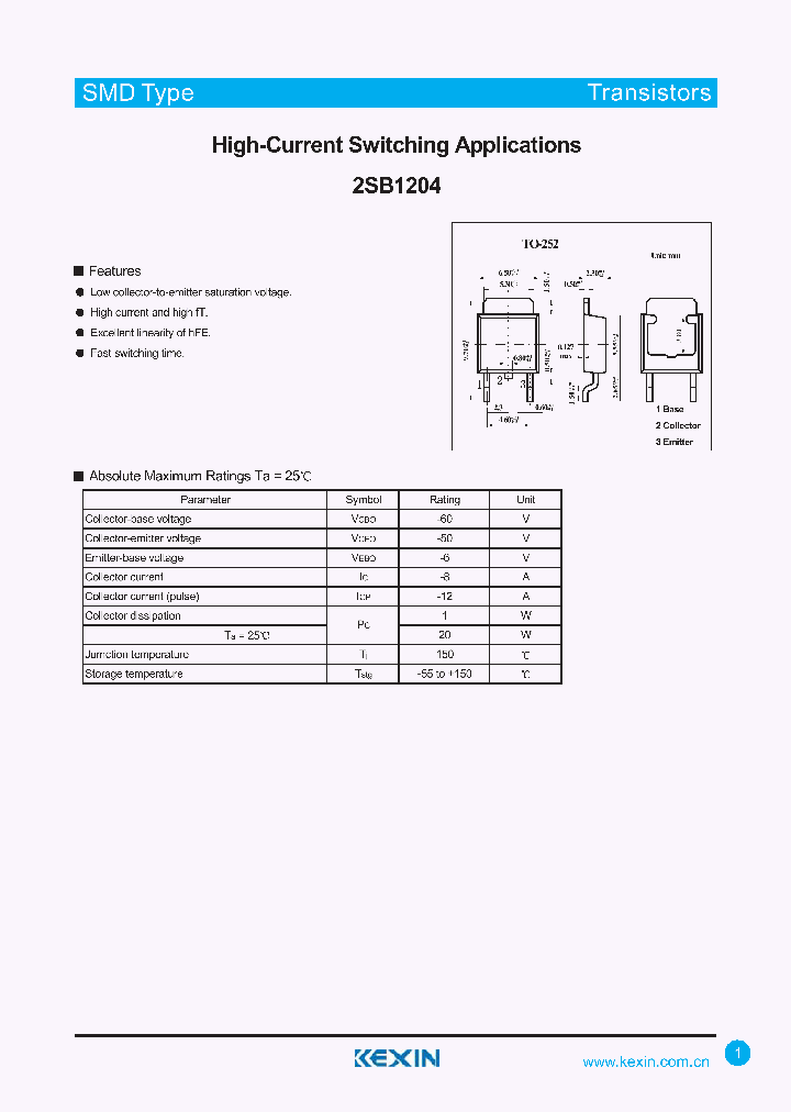 2SB1204_4320816.PDF Datasheet
