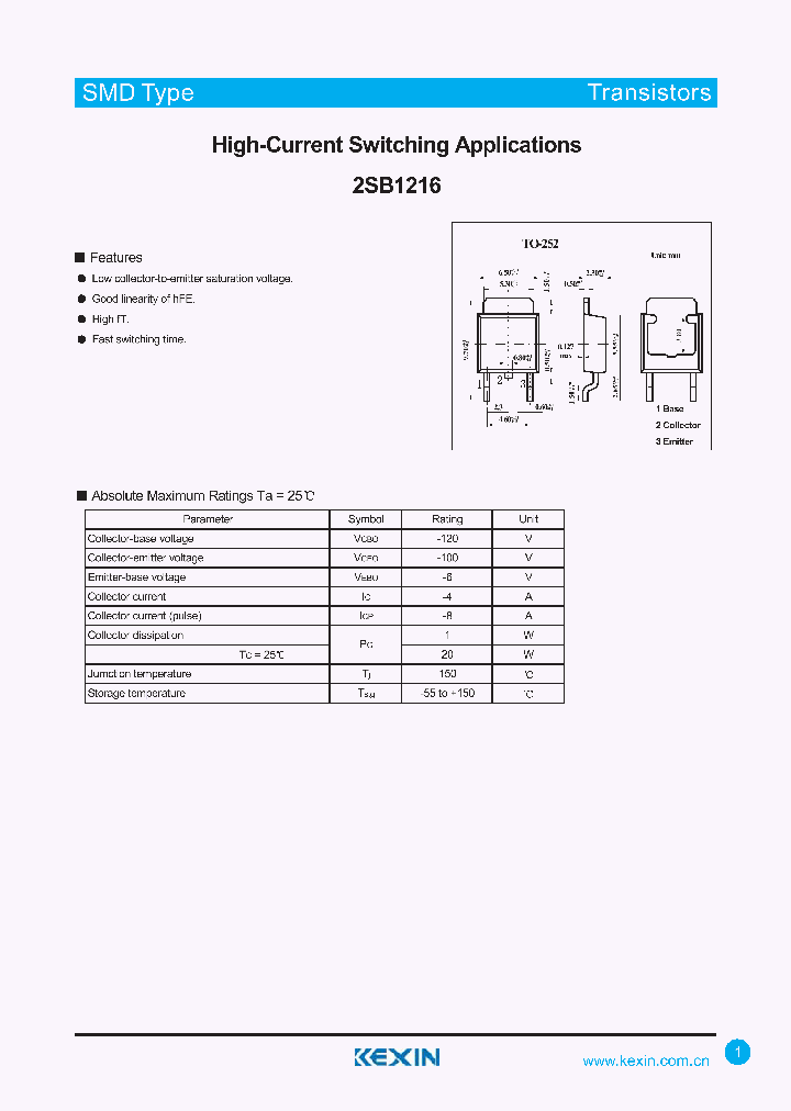 2SB1216_4371637.PDF Datasheet