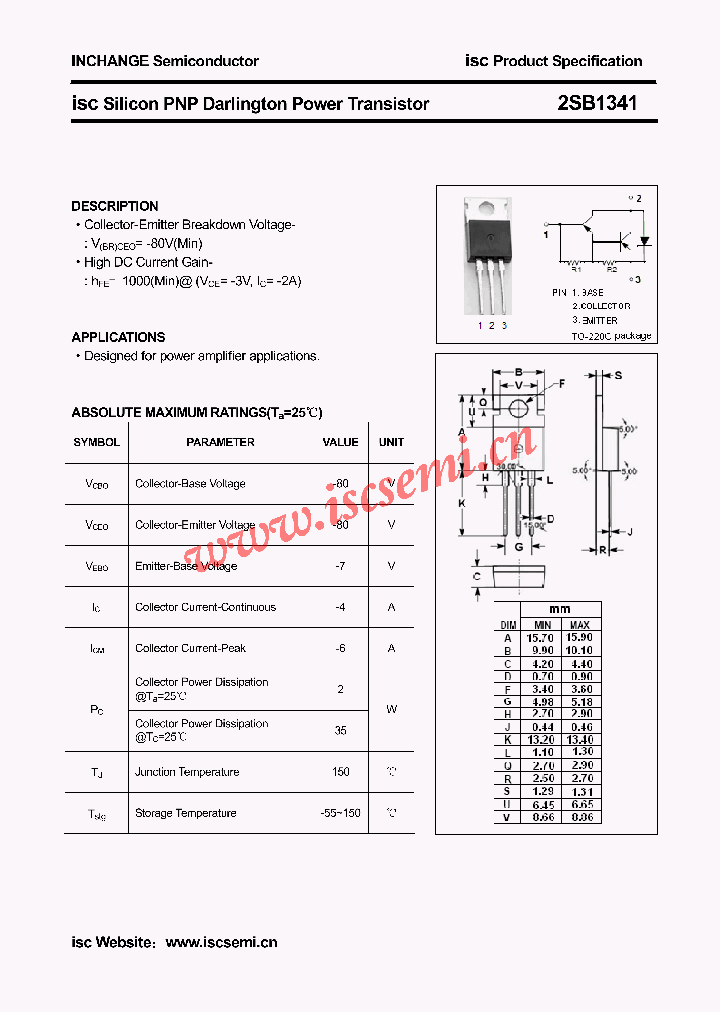 2SB1341_4413029.PDF Datasheet