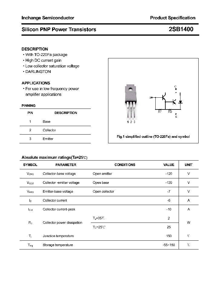 2SB1400_4817358.PDF Datasheet
