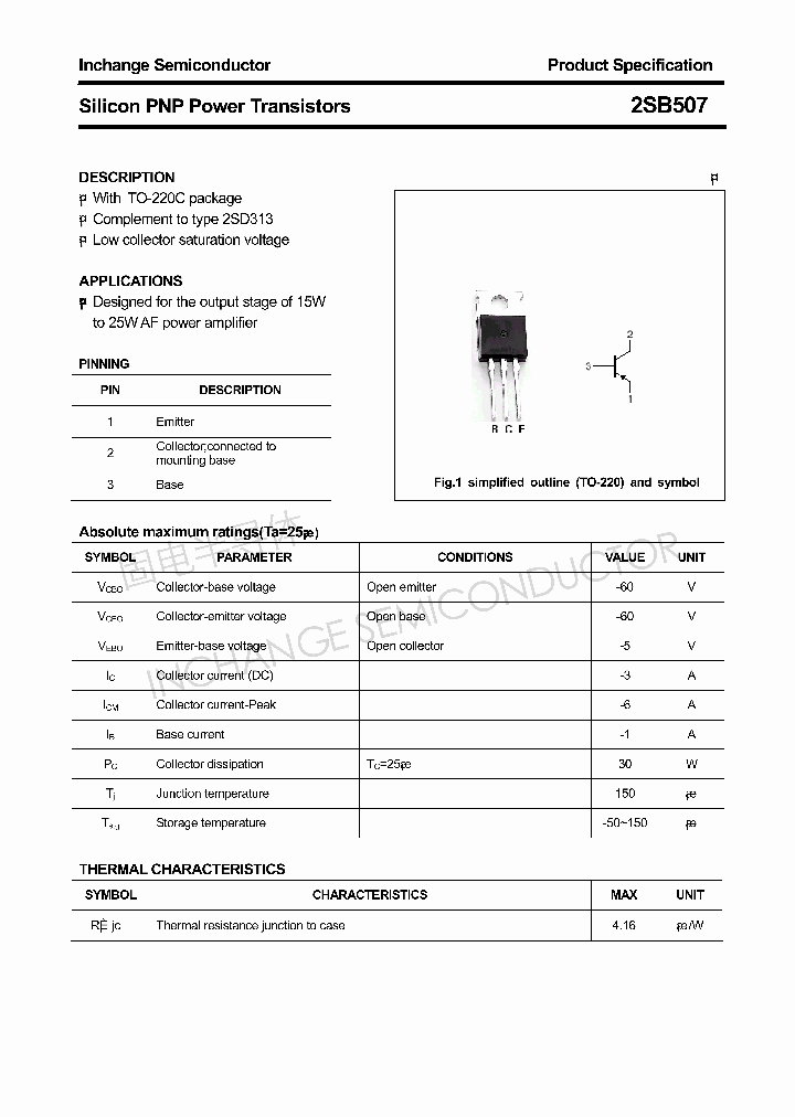 2SB507_4305405.PDF Datasheet