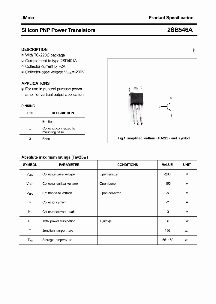 2SB546A_4691281.PDF Datasheet