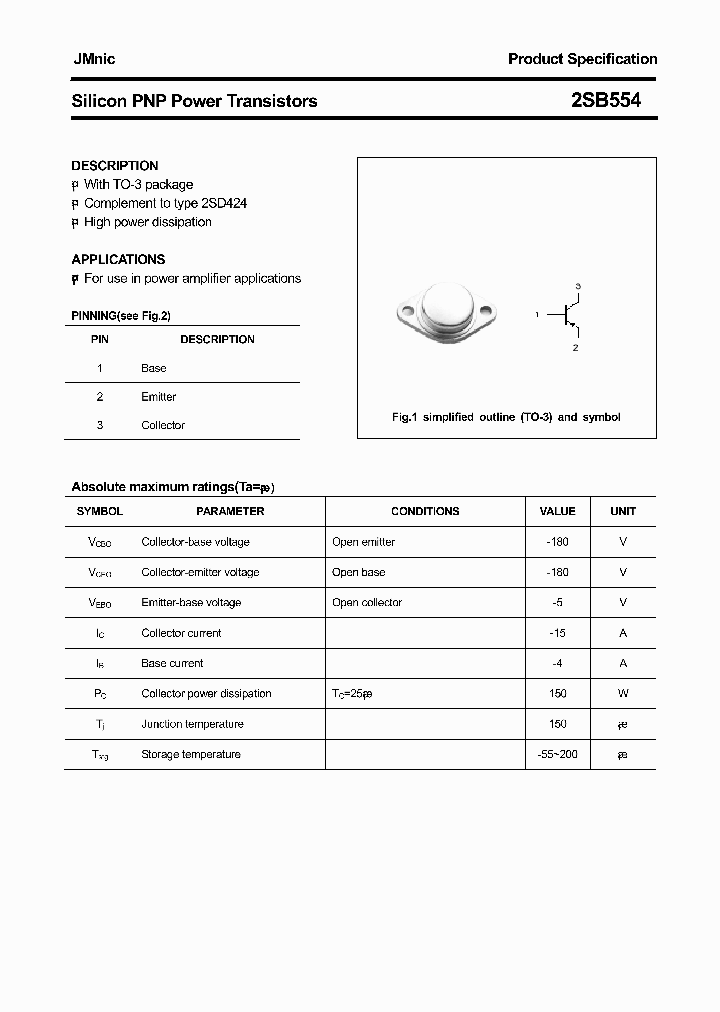 2SB554_4442415.PDF Datasheet