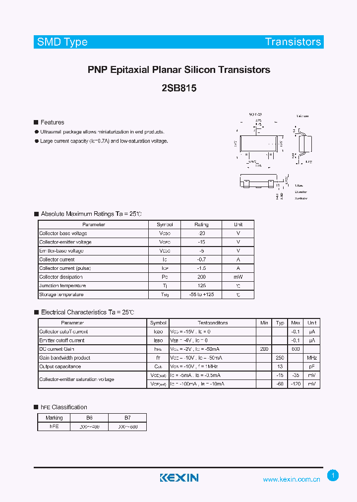 2SB815_4336538.PDF Datasheet