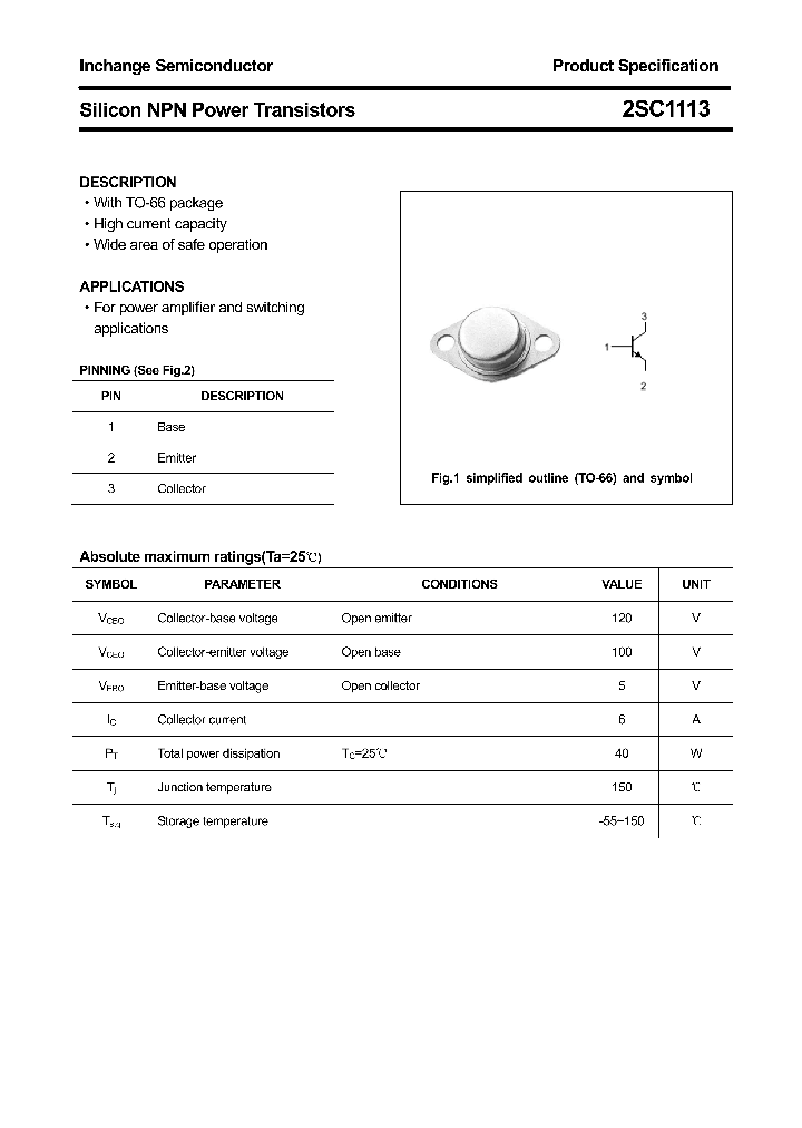 2SC1113_4353190.PDF Datasheet