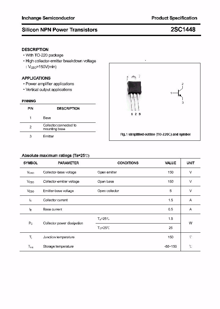 2SC1448_4353214.PDF Datasheet