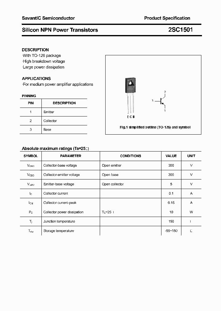 2SC1501_4384764.PDF Datasheet