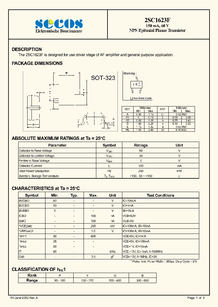 2SC1623F_4621811.PDF Datasheet