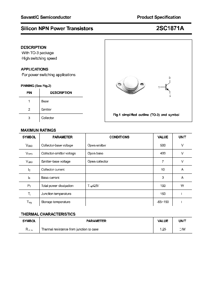 2SC1871A_4425809.PDF Datasheet