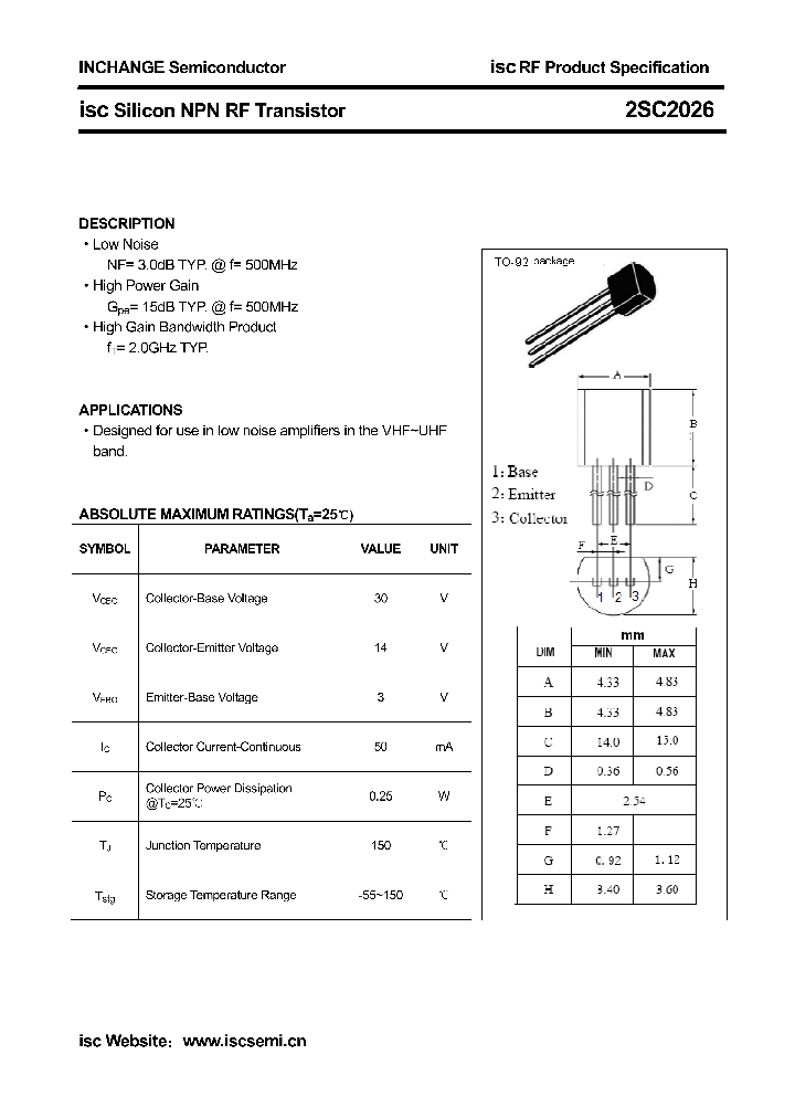 2SC2026_4336534.PDF Datasheet