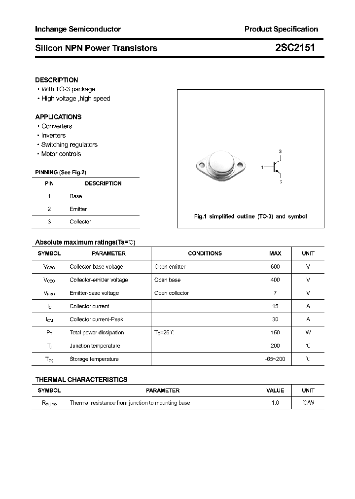 2SC2151_4354378.PDF Datasheet