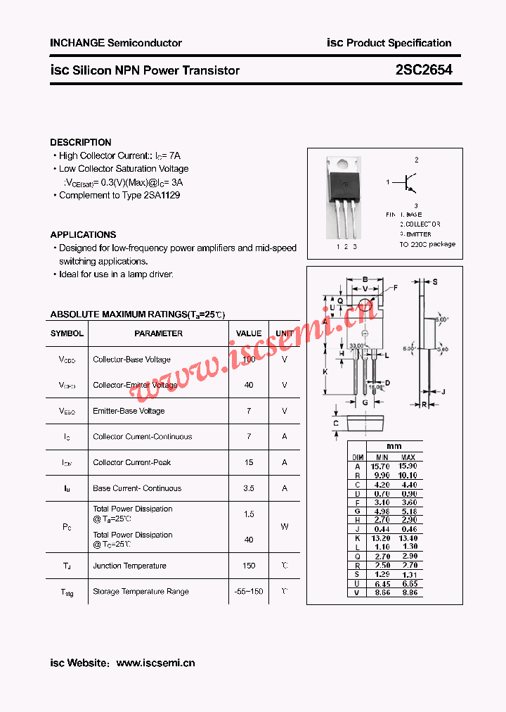 2SC2654_4360393.PDF Datasheet