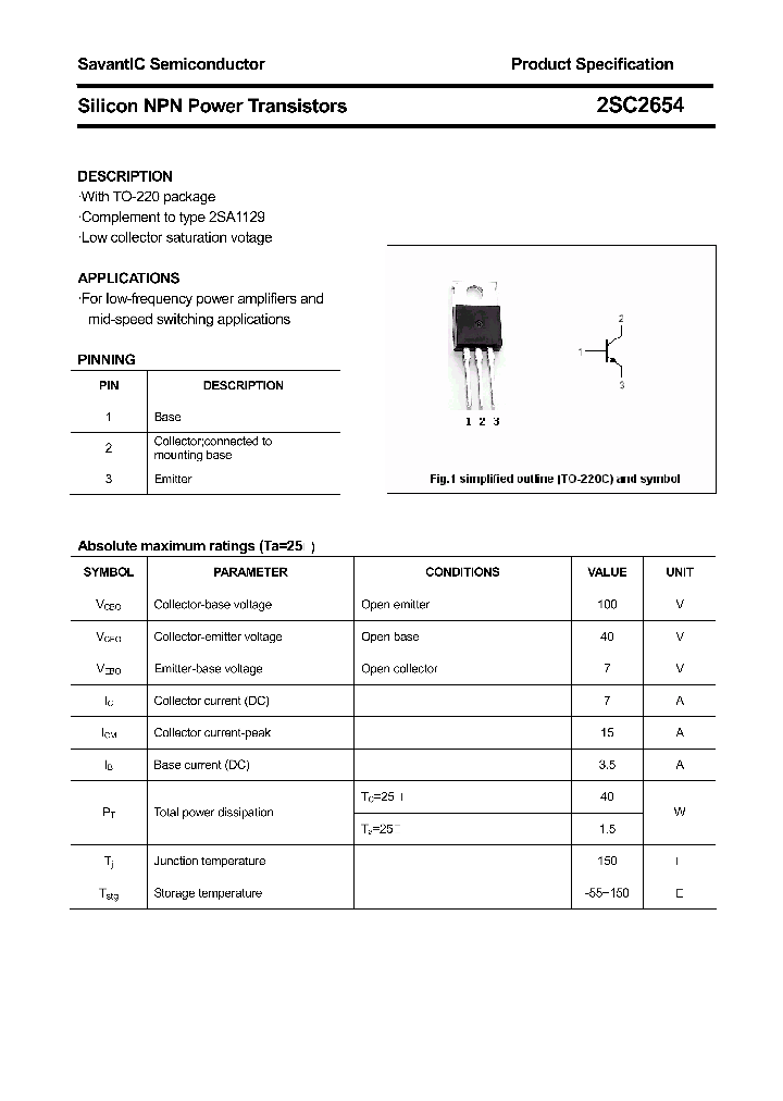 2SC2654_4393722.PDF Datasheet