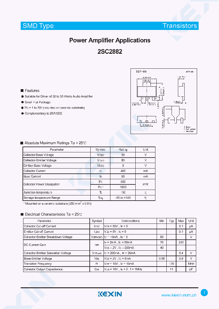 2SC2882_4336528.PDF Datasheet