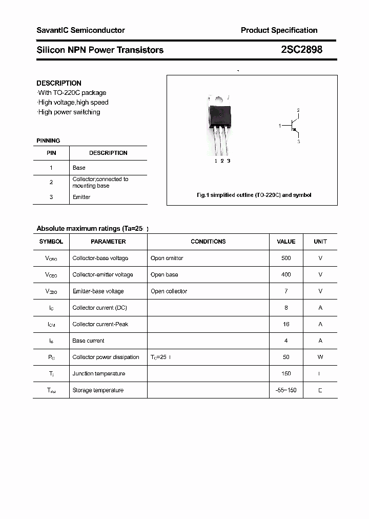 2SC2898_4506651.PDF Datasheet