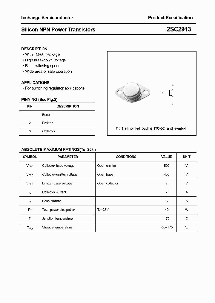 2SC2913_4354387.PDF Datasheet