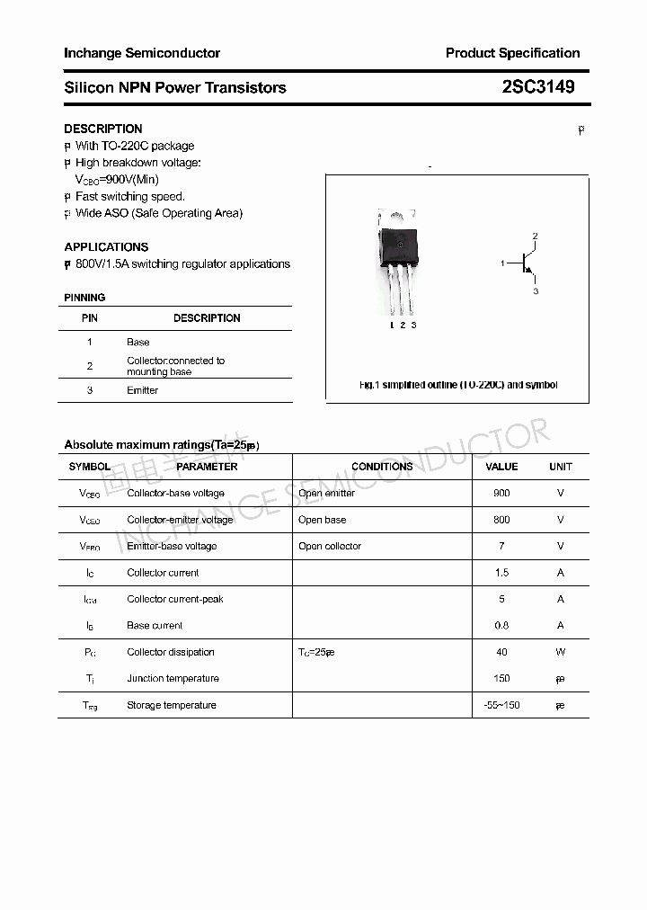 2SC3149_4563648.PDF Datasheet