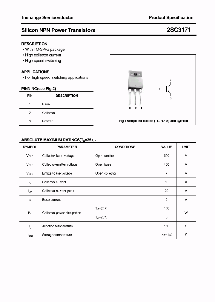 2SC3171_4361372.PDF Datasheet