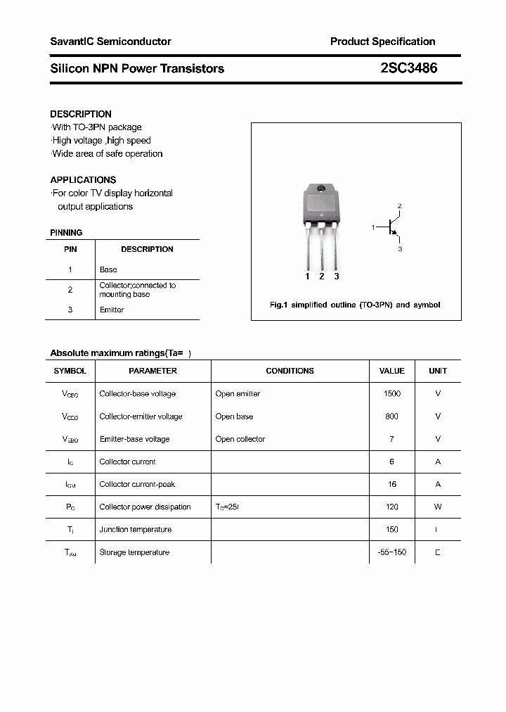 2SC3486_4395254.PDF Datasheet