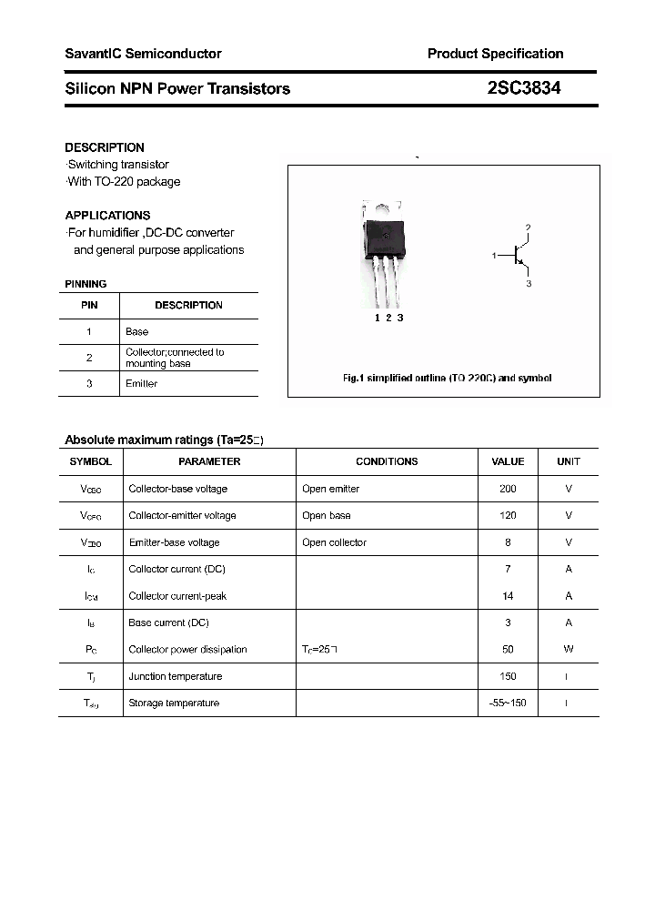 2SC3834_4373182.PDF Datasheet