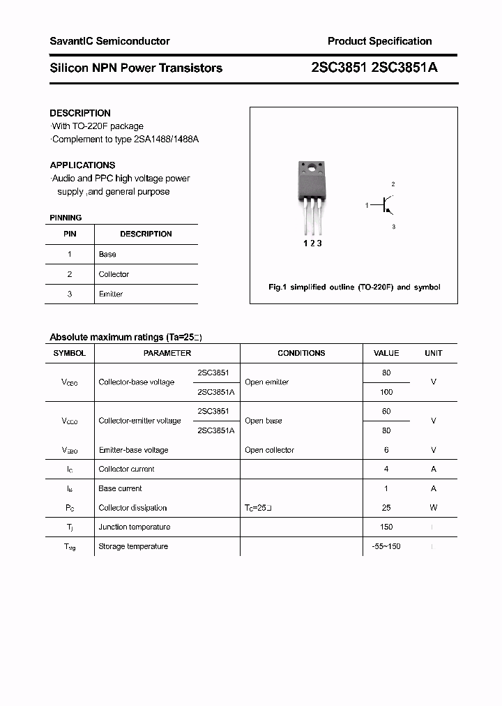 2SC3851_4416247.PDF Datasheet