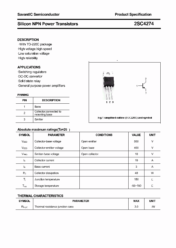 2SC4274_4394271.PDF Datasheet