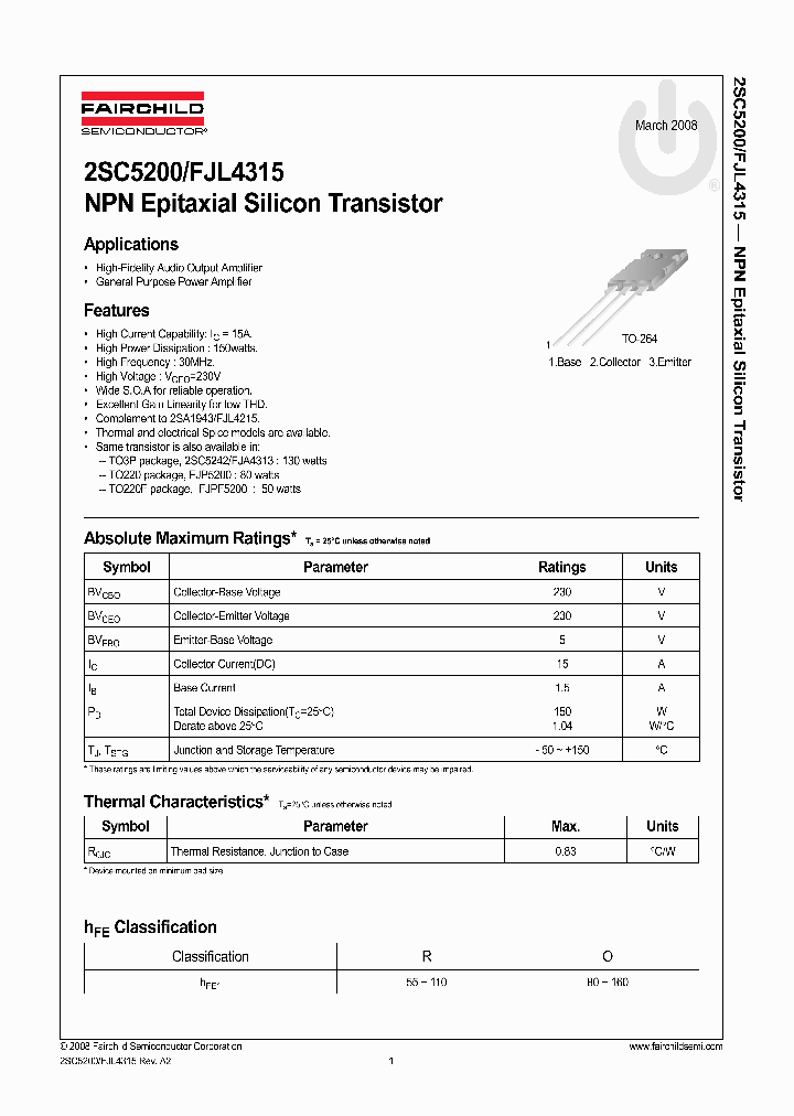 2SC5200_4237945.PDF Datasheet