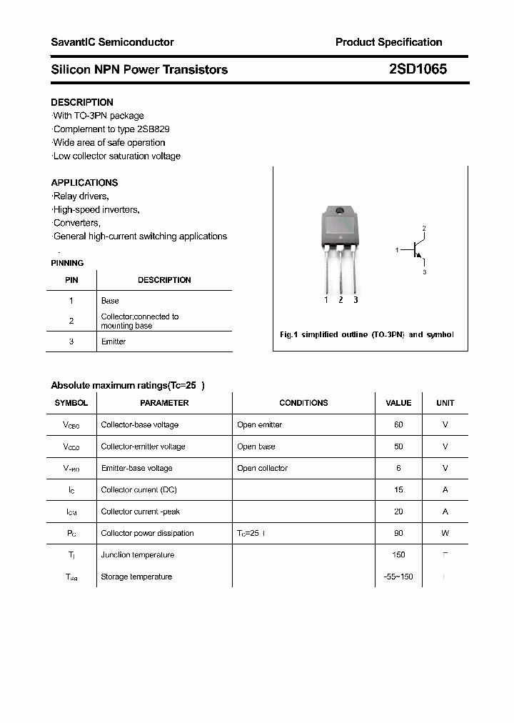 2SD1065_4506143.PDF Datasheet