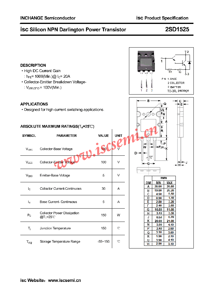 2SD1525_4514503.PDF Datasheet