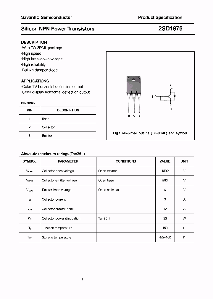 2SD1876_4377478.PDF Datasheet