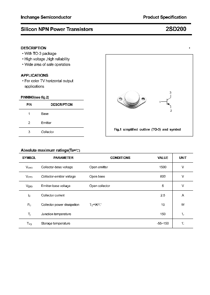 2SD200_4389598.PDF Datasheet