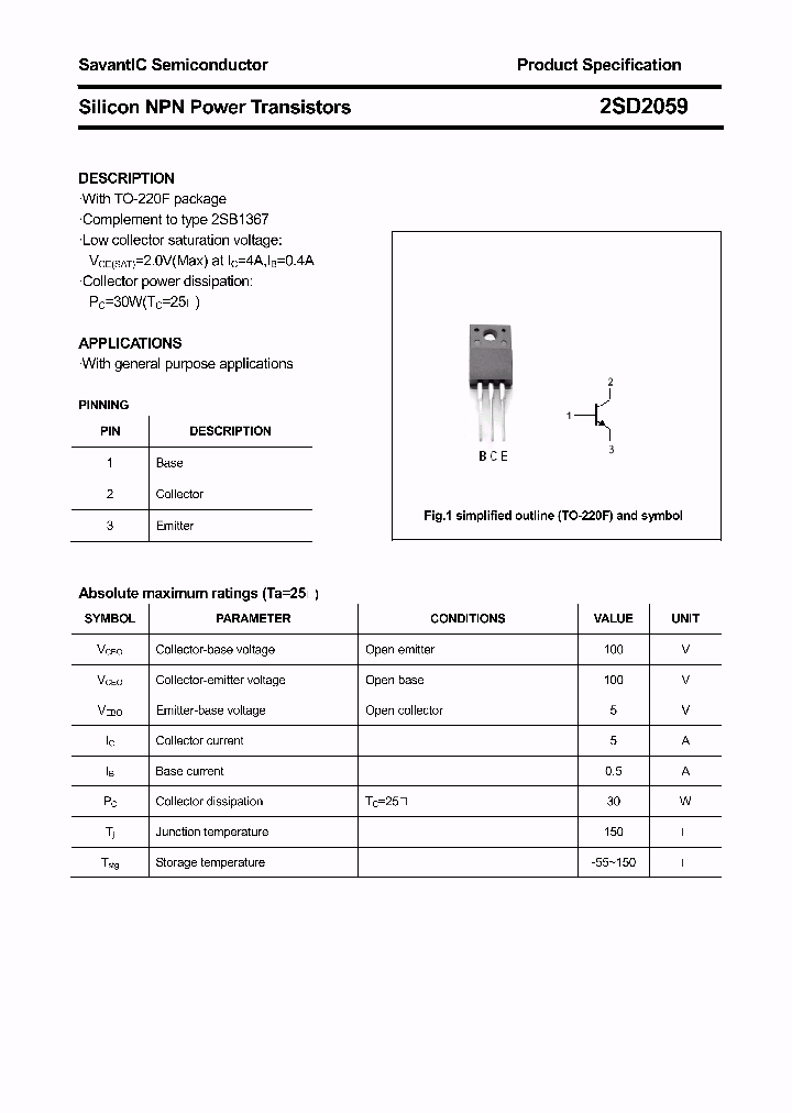 2SD2059_4388359.PDF Datasheet