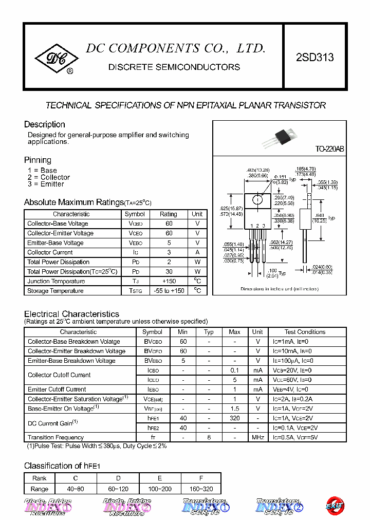 2SD313_4408626.PDF Datasheet