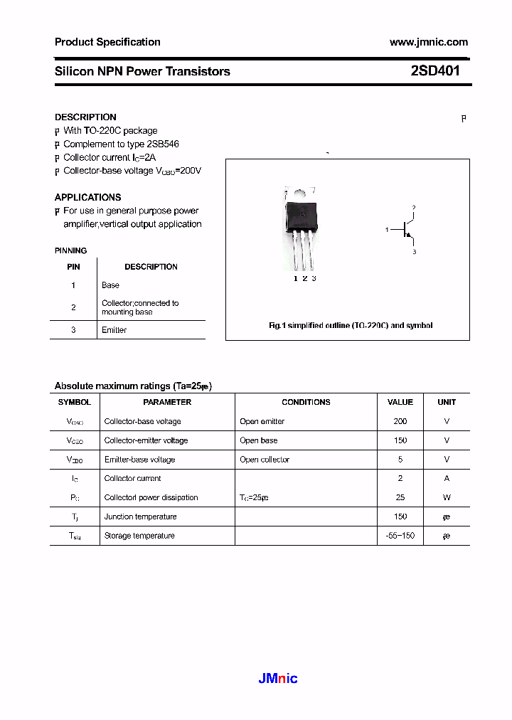 2SD401_4464745.PDF Datasheet