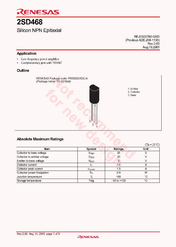 2SD468_4245763.PDF Datasheet