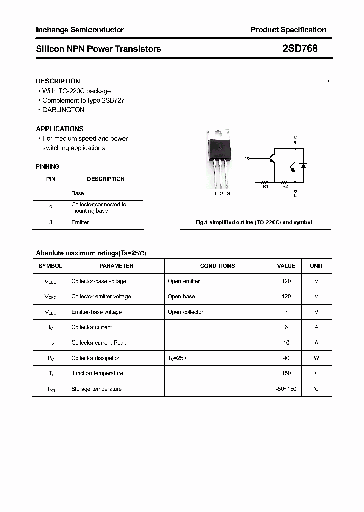 2SD768_4453399.PDF Datasheet