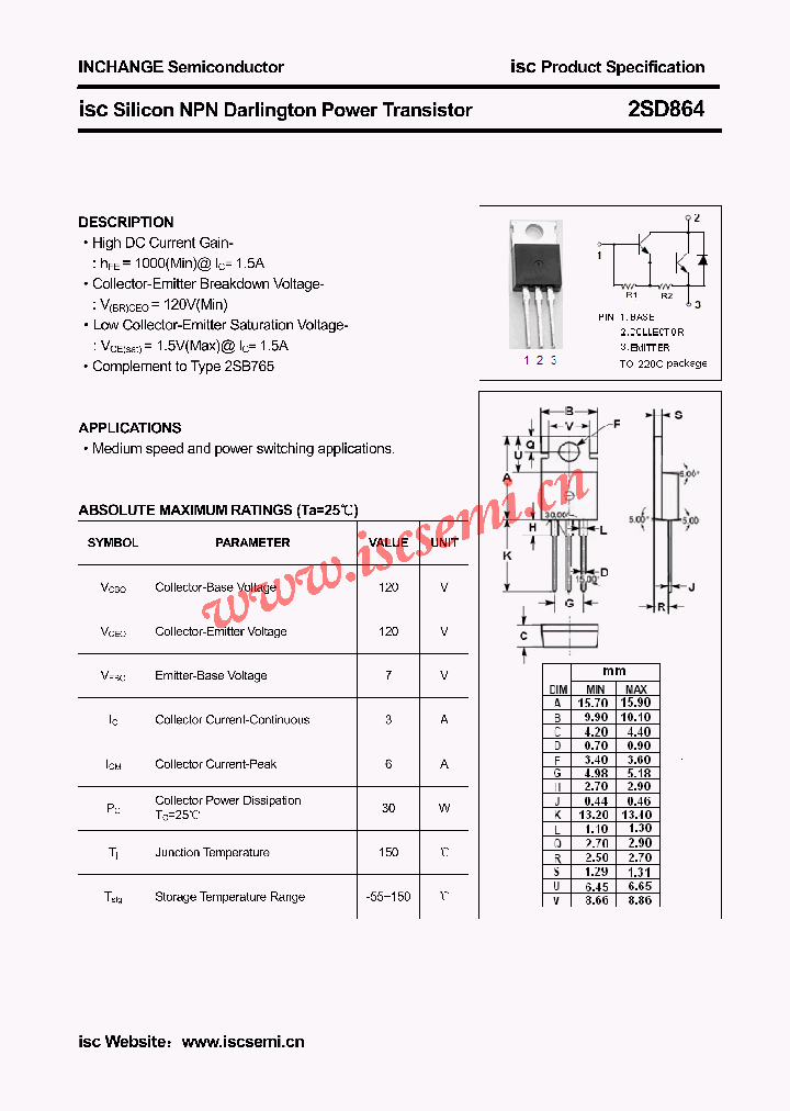 2SD864_4703772.PDF Datasheet