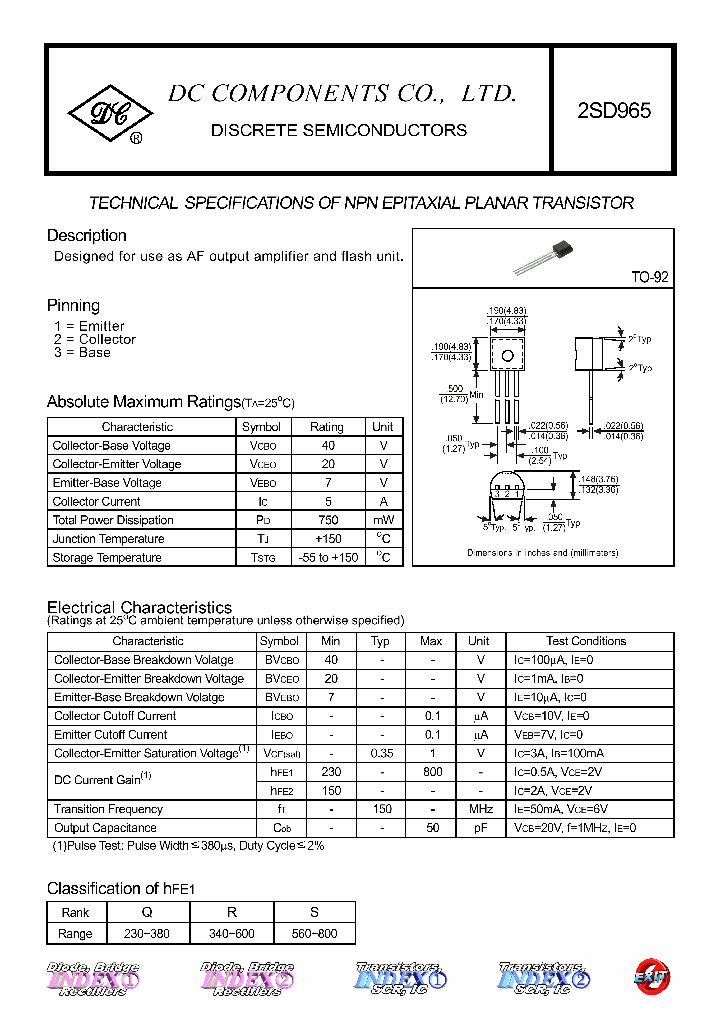 2SD965_4387026.PDF Datasheet