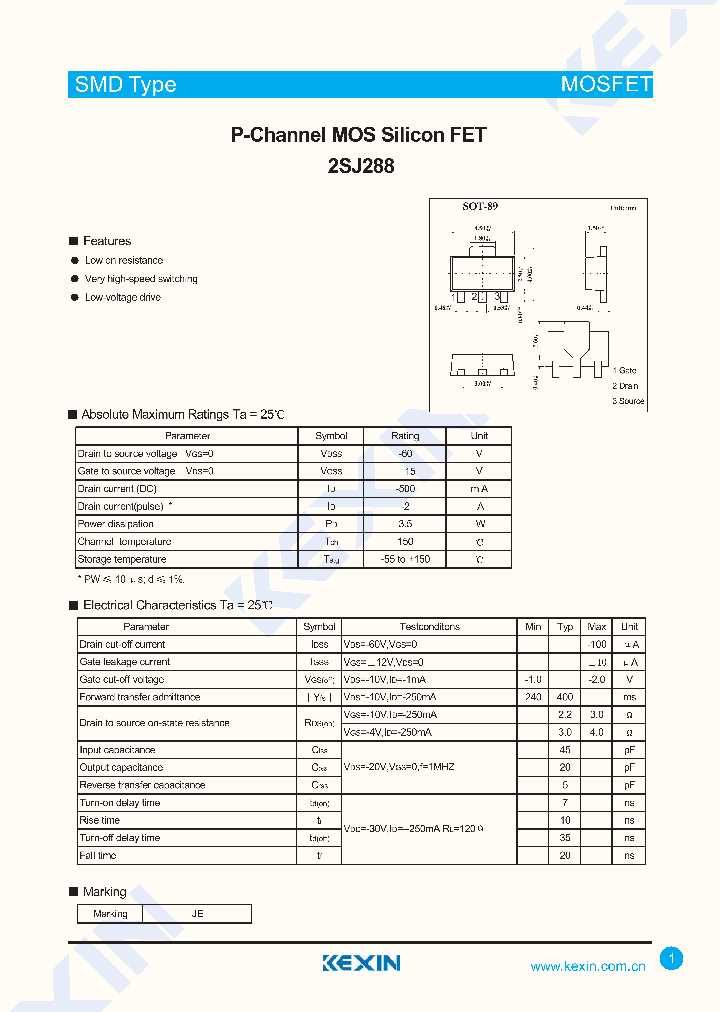 2SJ288_4293569.PDF Datasheet