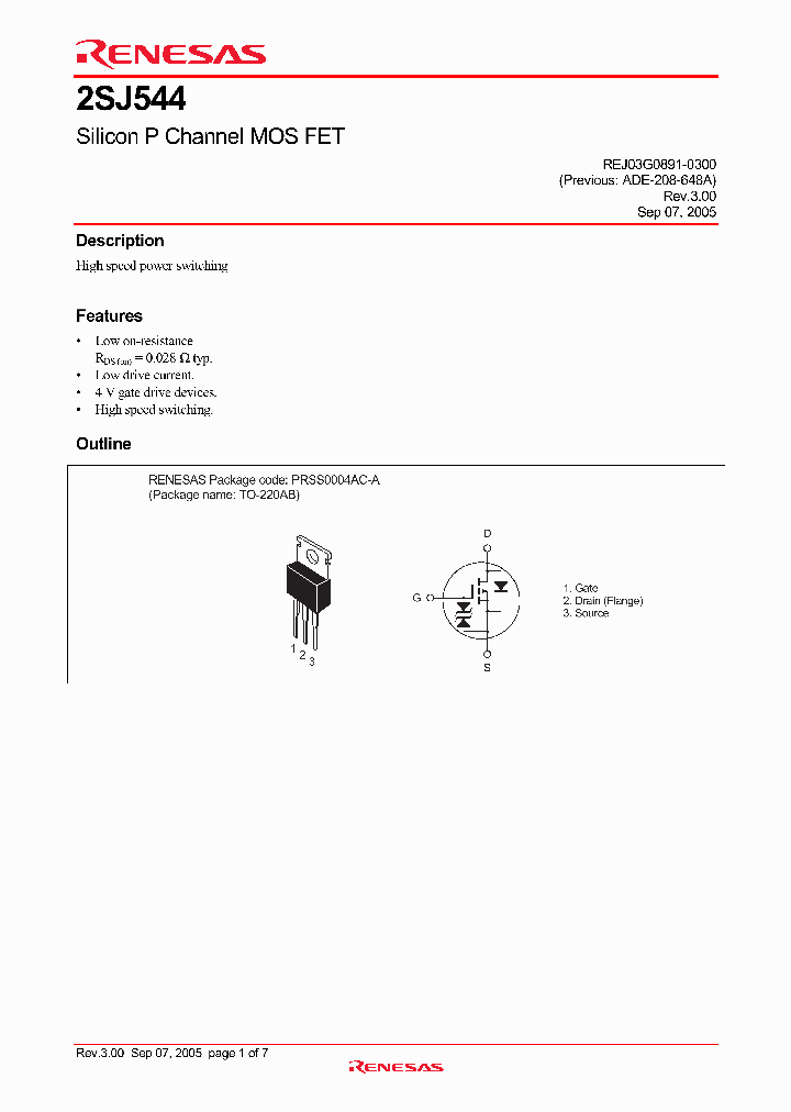 2SJ544-E_4491878.PDF Datasheet