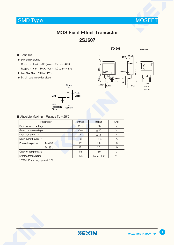 2SJ607_4707520.PDF Datasheet