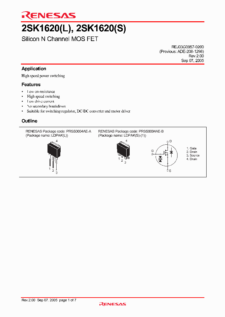 2SK1620_4324210.PDF Datasheet