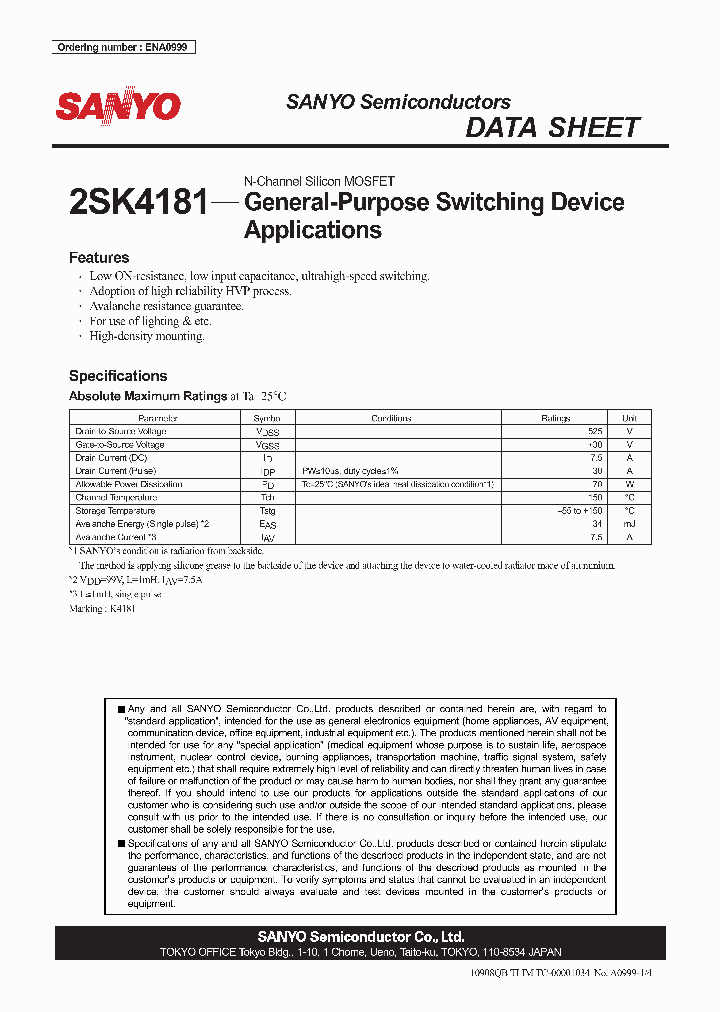 2SK4181_4529825.PDF Datasheet