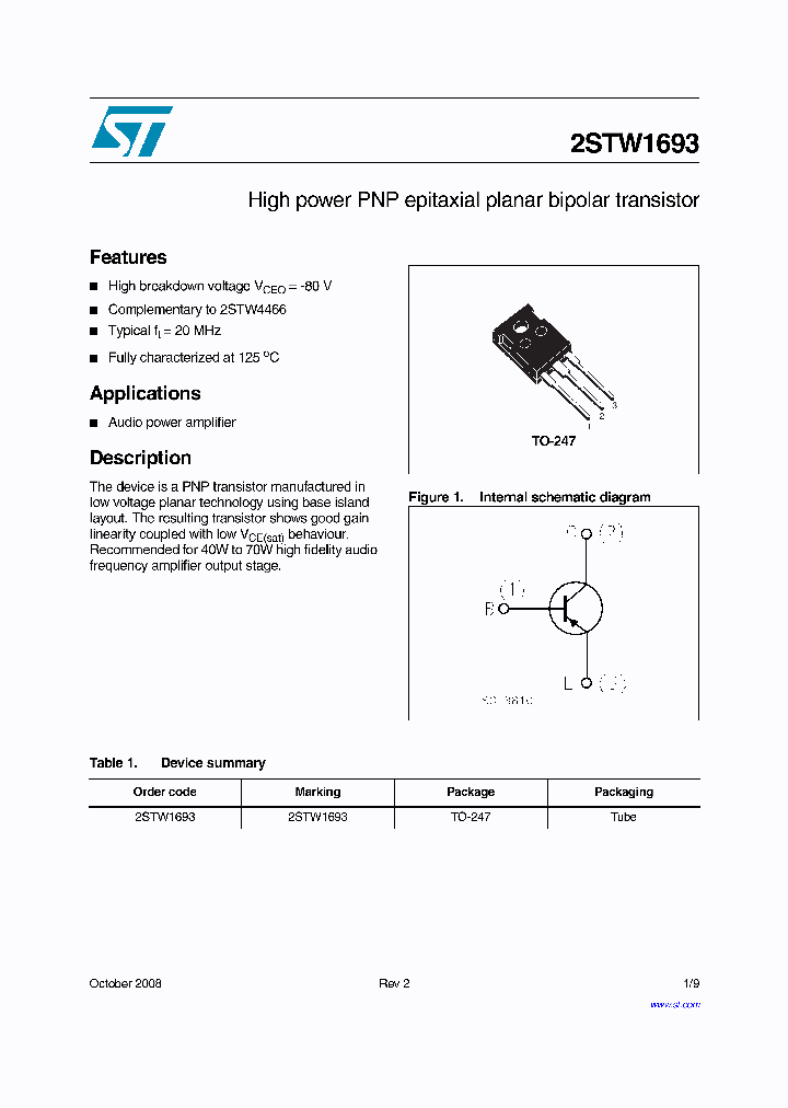 2STW169308_4243998.PDF Datasheet