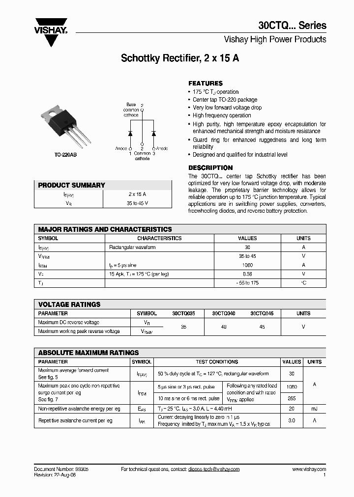 30CTQ035_4295285.PDF Datasheet